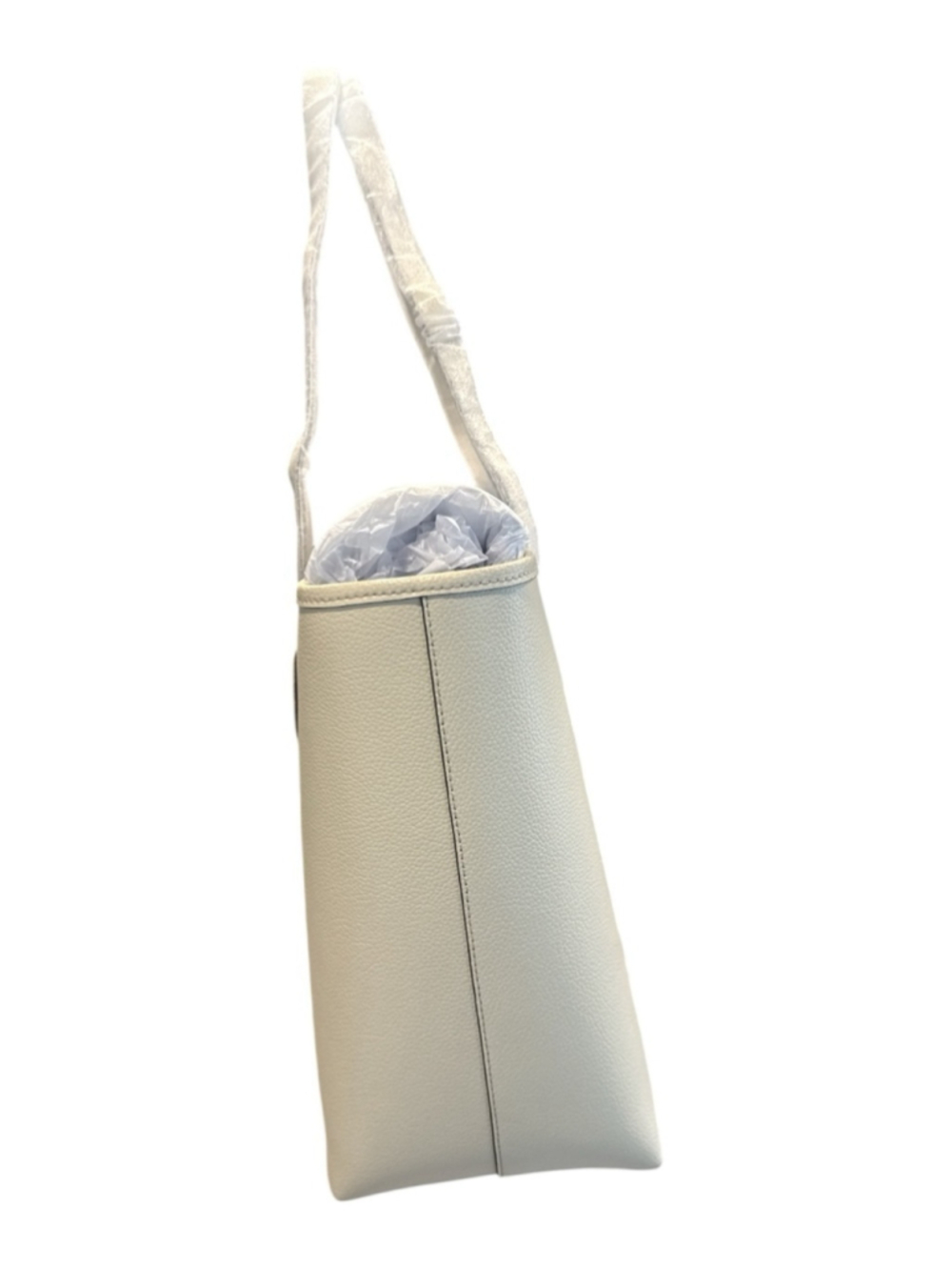Marc Jacobs On Your Marc Leather Tote, Marshmallow - Picture 8 of 16